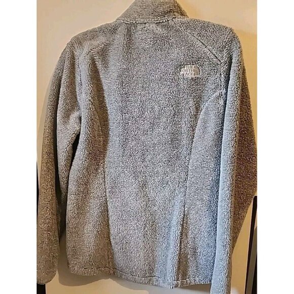 North Face Jacket Womens Small Full Zip Long Sleeve Outdoors Zip Gray Fleece - Picture 11 of 12